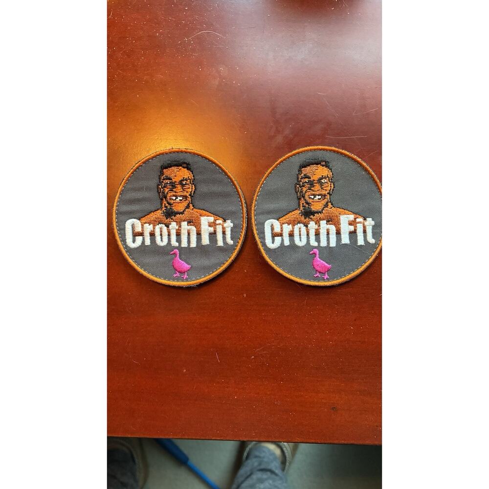 Crothfit tactical patch hook and loop CrossFit Mike Tyson Parody